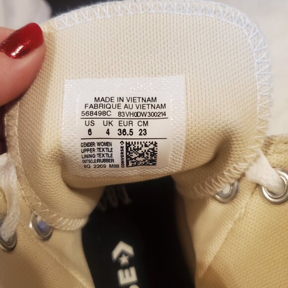 NEW Converse WMNS CTAS MOVE WHITE 568498C Platforms Sneakers - Picture 8 of 10